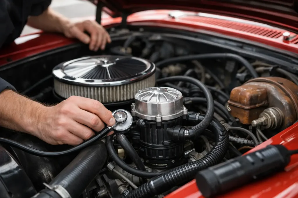Classic Car Air Pump Noise Diagnosis